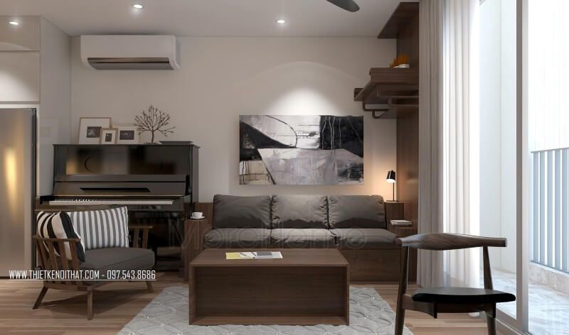 Sofa hiện đại được ưa chuộng nhiều trong các không gian nhà chung cư, nhà phố hiện đại.